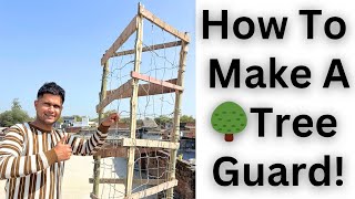 Hello friends! If you’re looking for an affordable, eco-friendly, and effective way to protect your young trees, you’re in the right place. Today, I’m going to teach you how to make a tree guard at home using dry bamboo, plywood, and aluminum wire. This DIY method is simple and can be done by anyone with basic tools and a little patience.